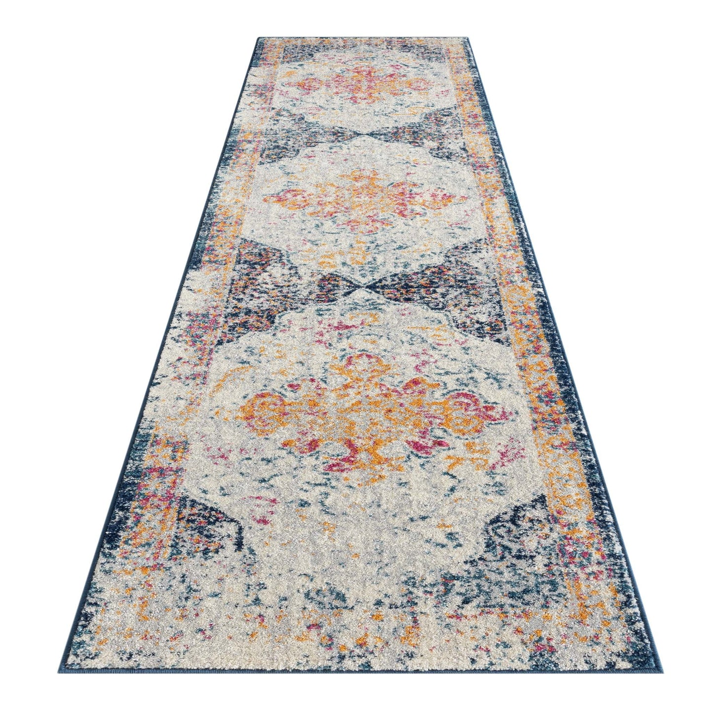 Modrn Turkish Rug 2302 Multi Hallway Runner
