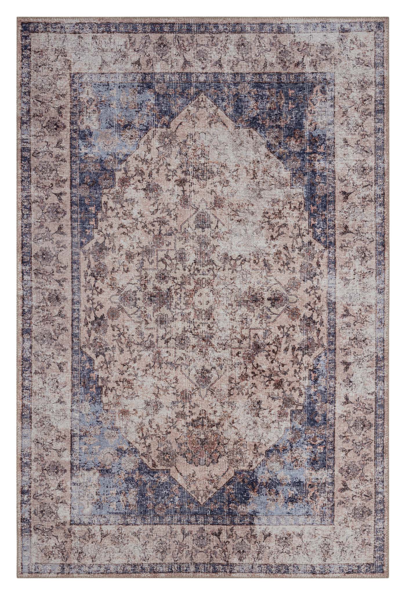 Hida Vintage Rug 142 Navy