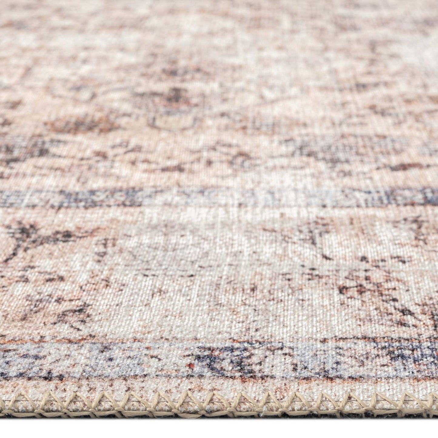 Hida Vintage Rug 142 Navy