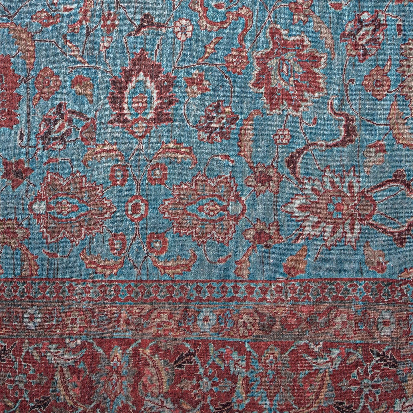 Hida Vintage Rug 170 Blue