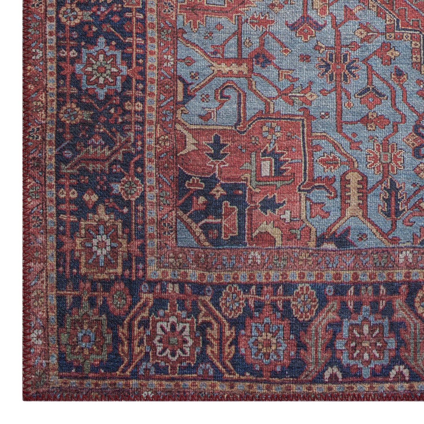 Hida Vintage Rug 2019 Red Hallway Runner