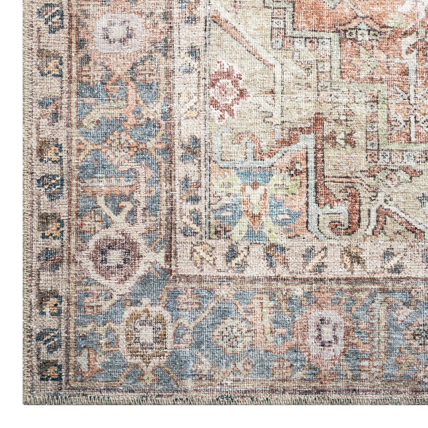 Hida Vintage Rug 672 Multi Hallway Runner