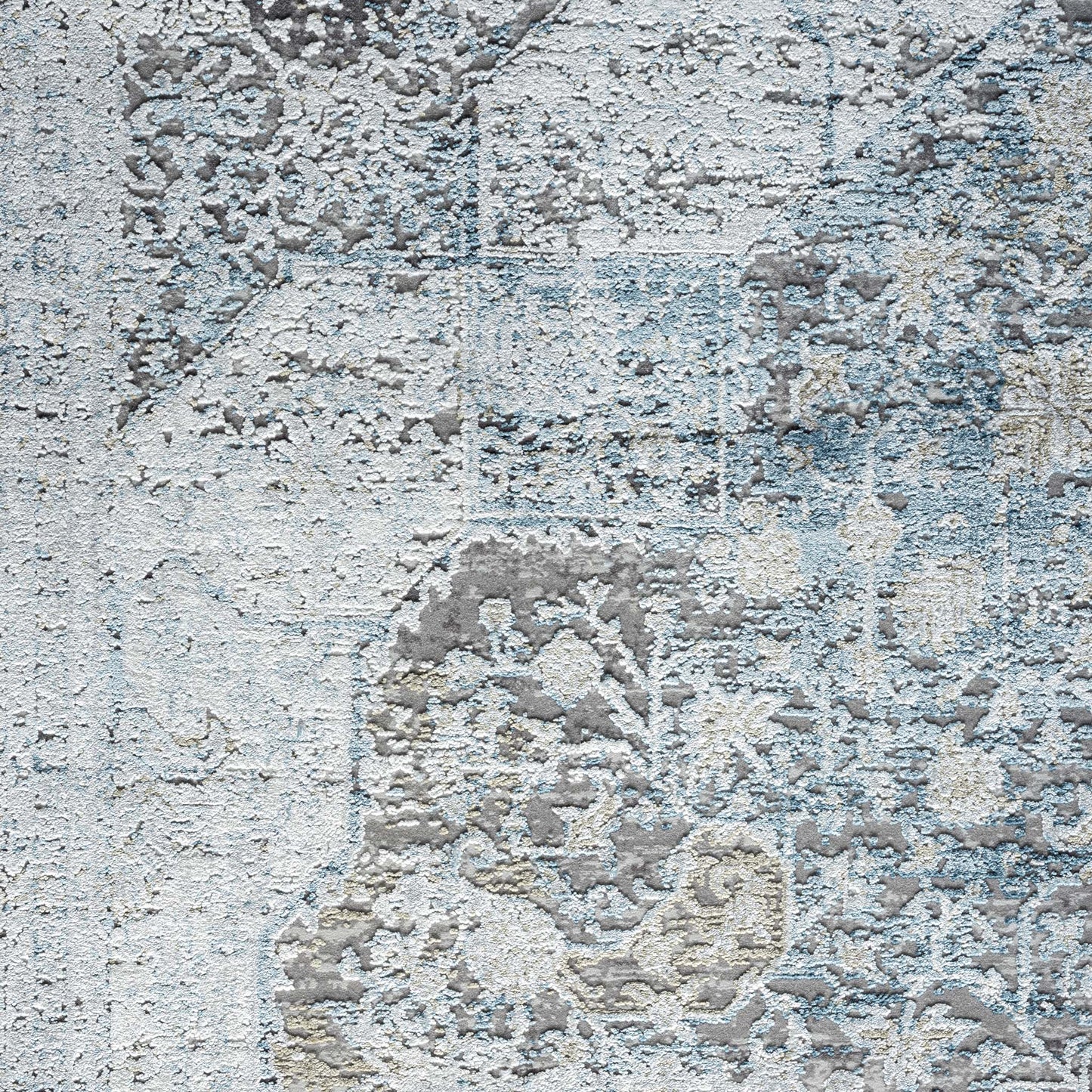 Bamboo-silk Rug 146 Lt Grey