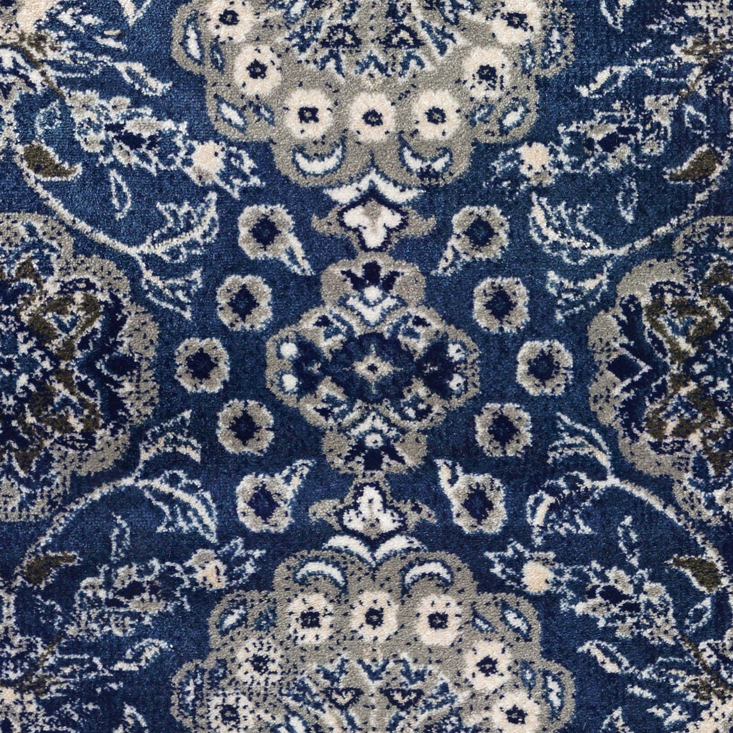 Turkish Vintage Rug 100 Navy
