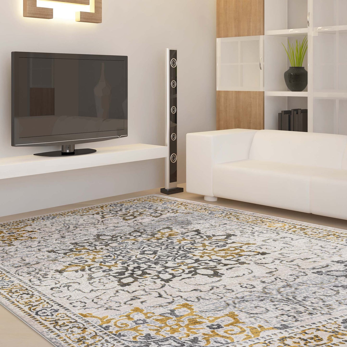Turkish Vintage Rug 892 Gold