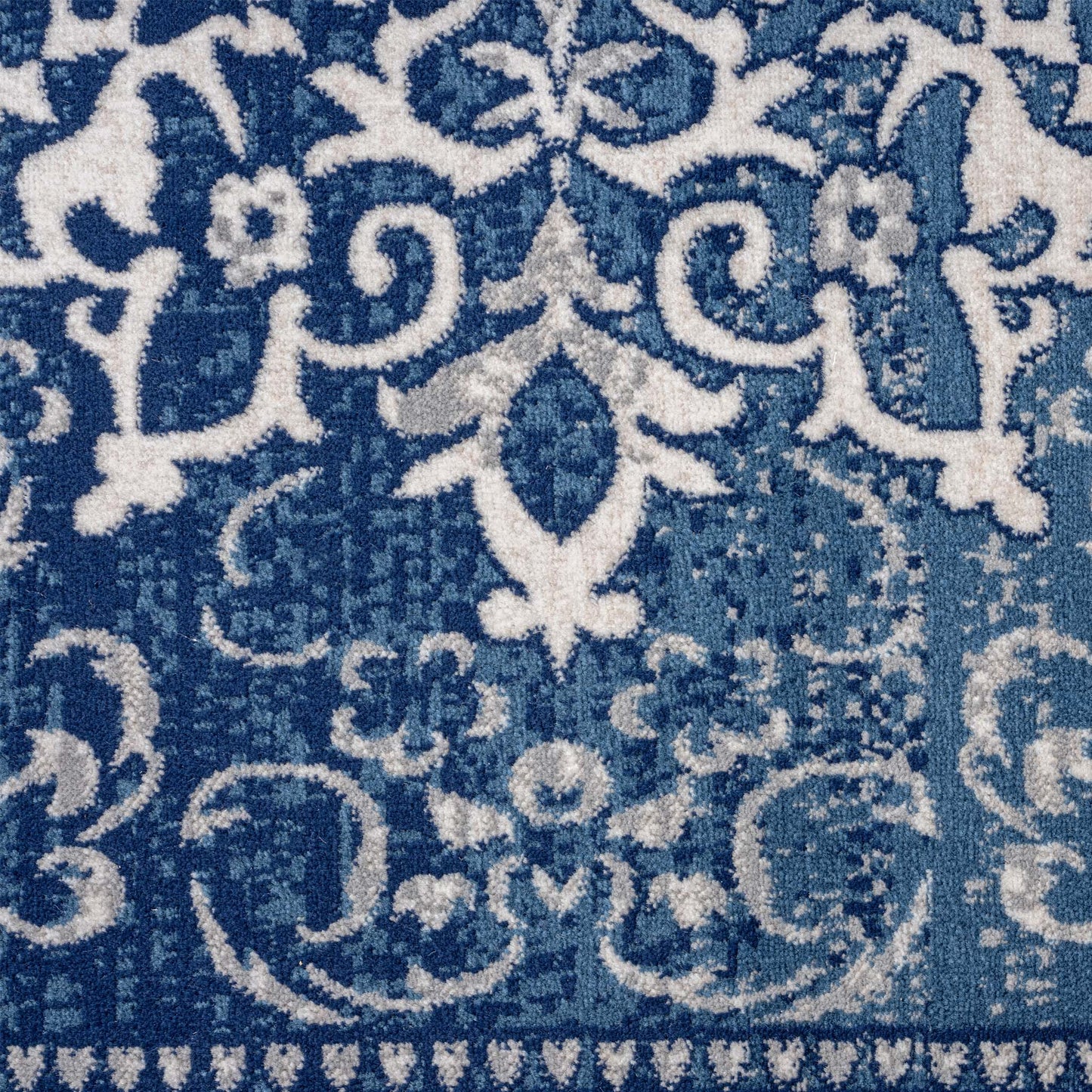 Turkish Vintage Rug 892 Navy