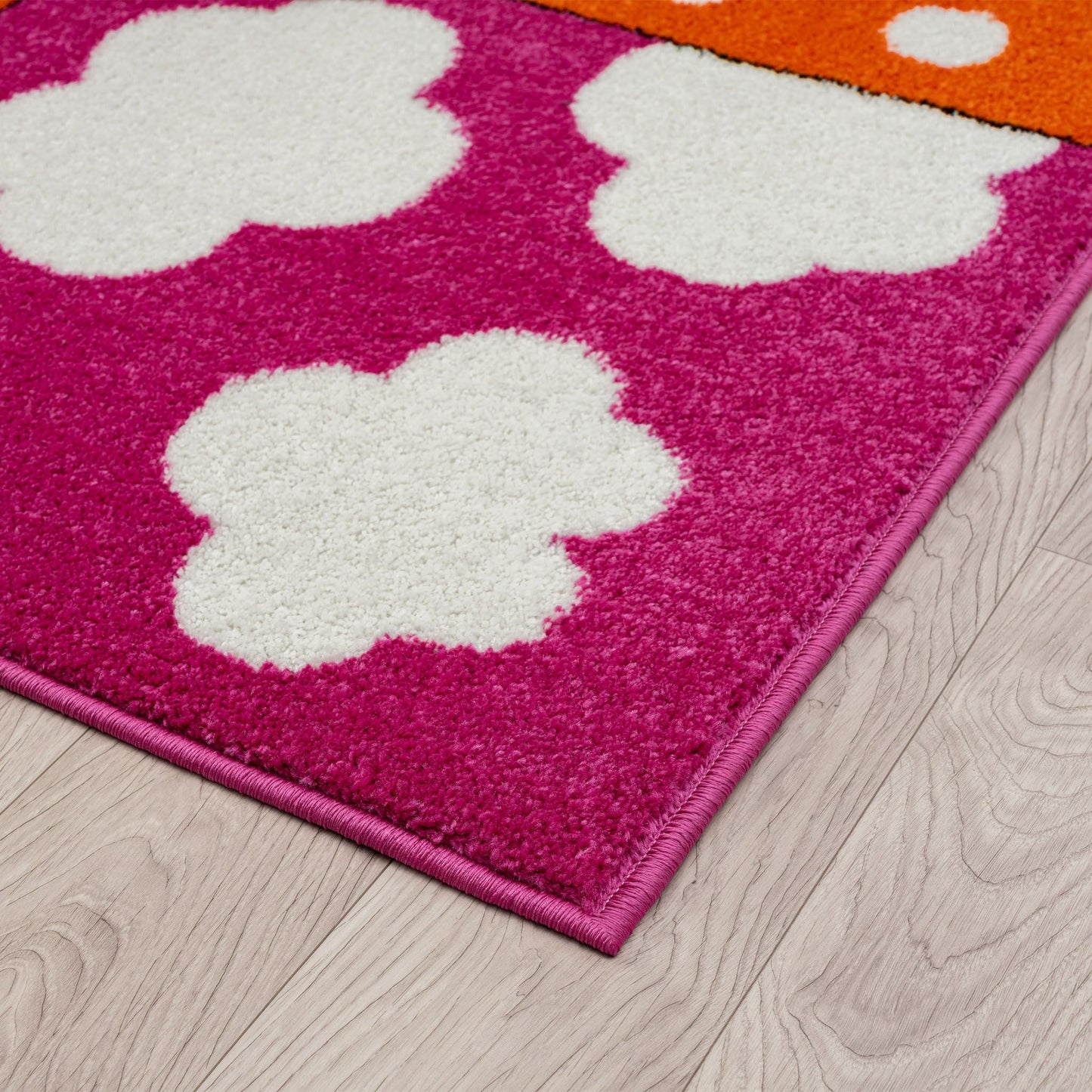 Kids Rugs 573 Pink
