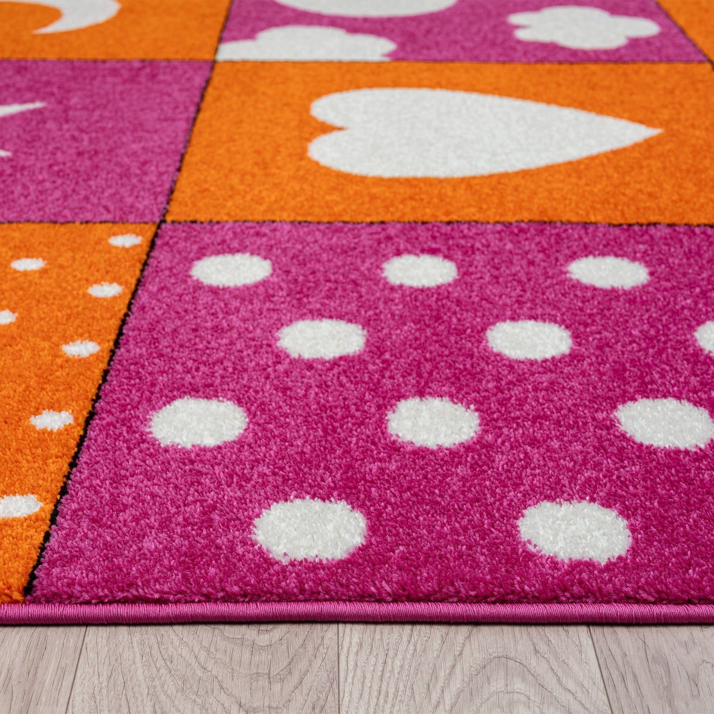 Kids Rugs 573 Pink