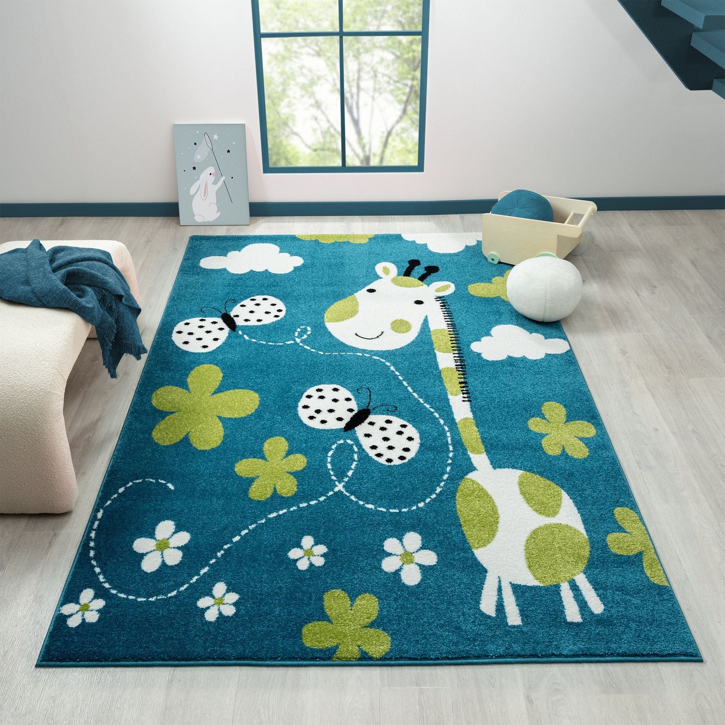 Kids Rugs 572 Blue