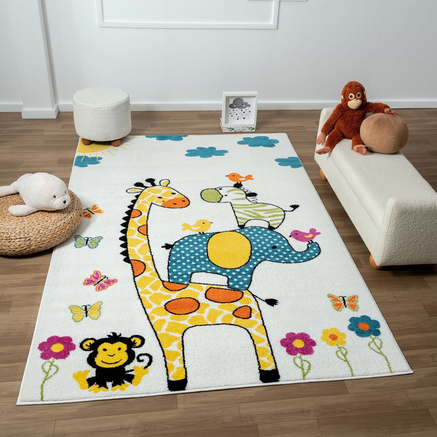 Kids Rugs 586 Cream