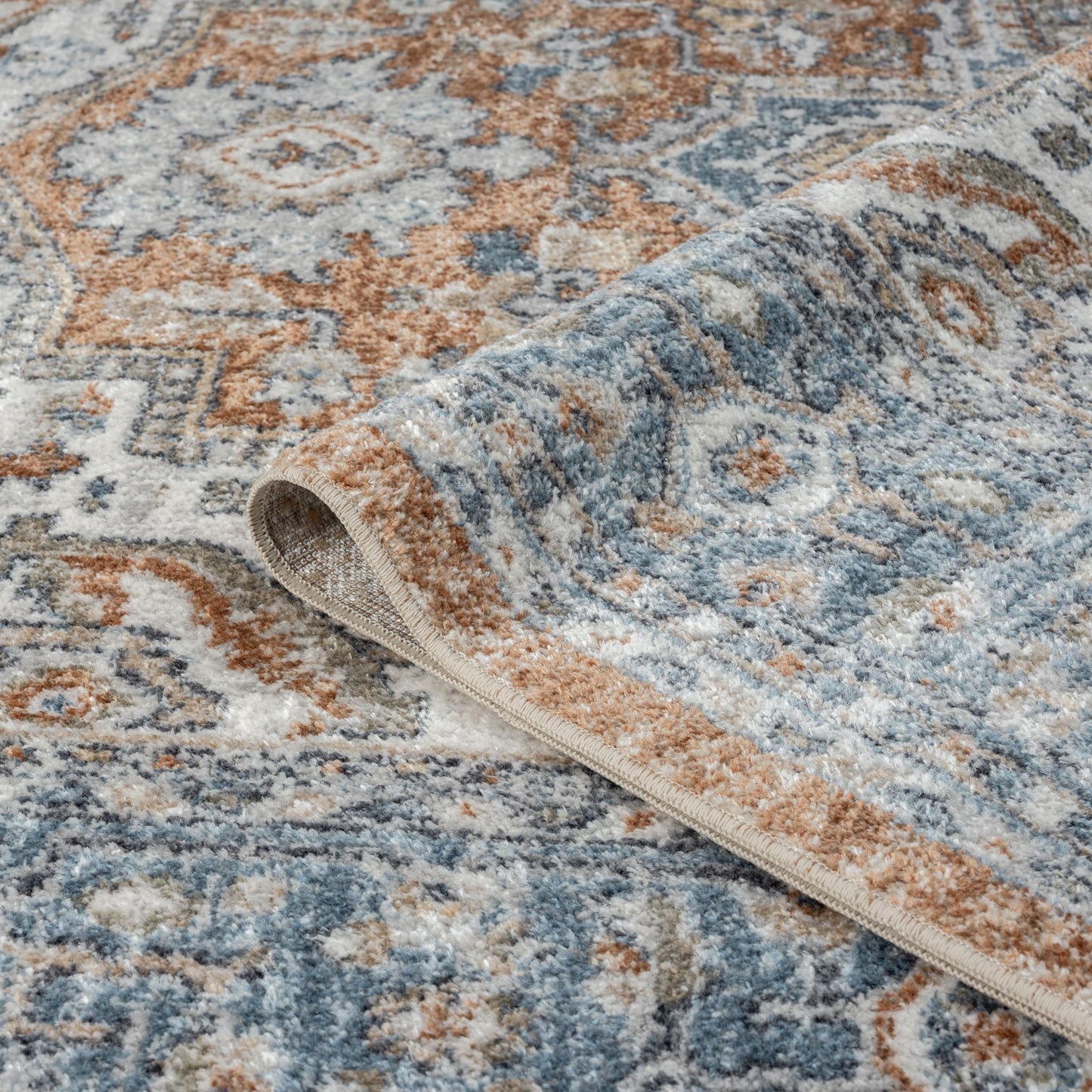 Easy Washable 366 Indigo Runner