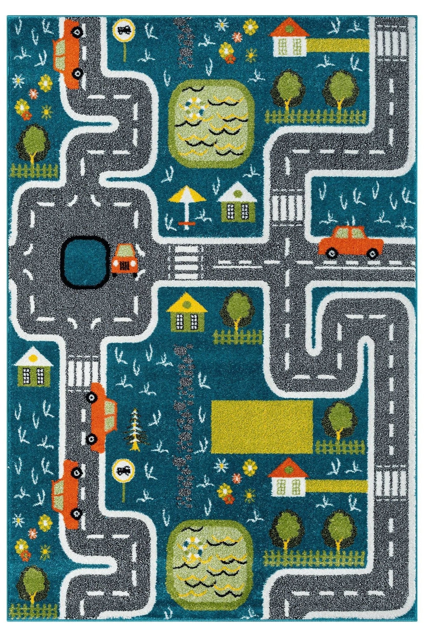 Kids Rugs 574 Blue
