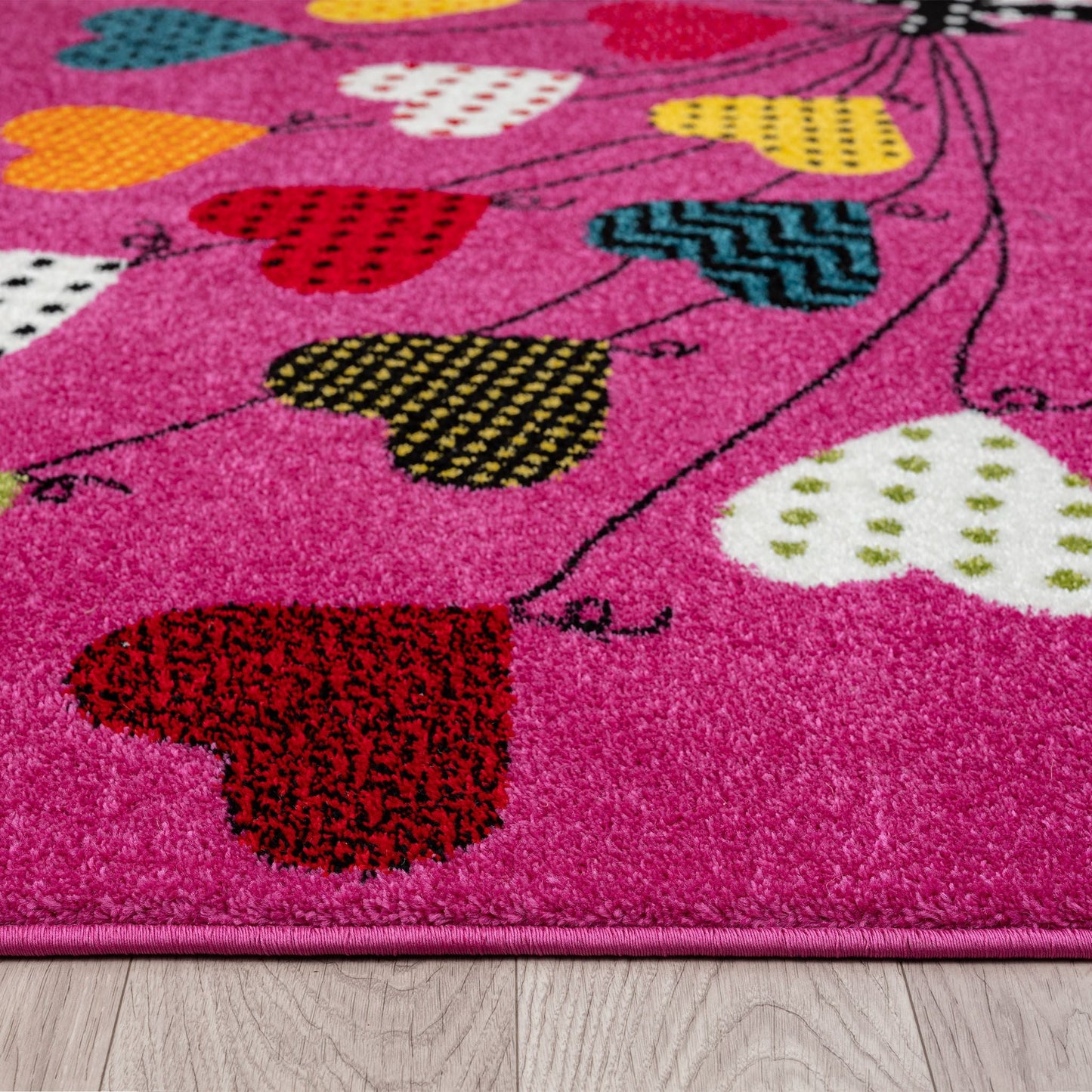 Kids Rugs 576 Pink