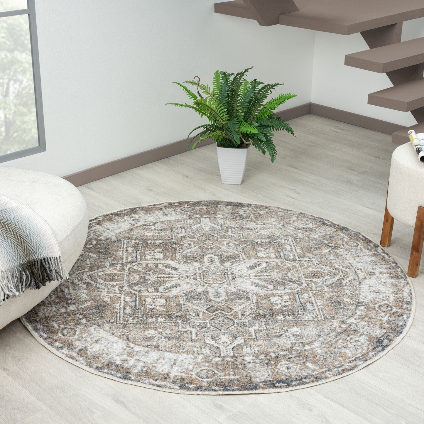 Easy Washable 361 Earth Round