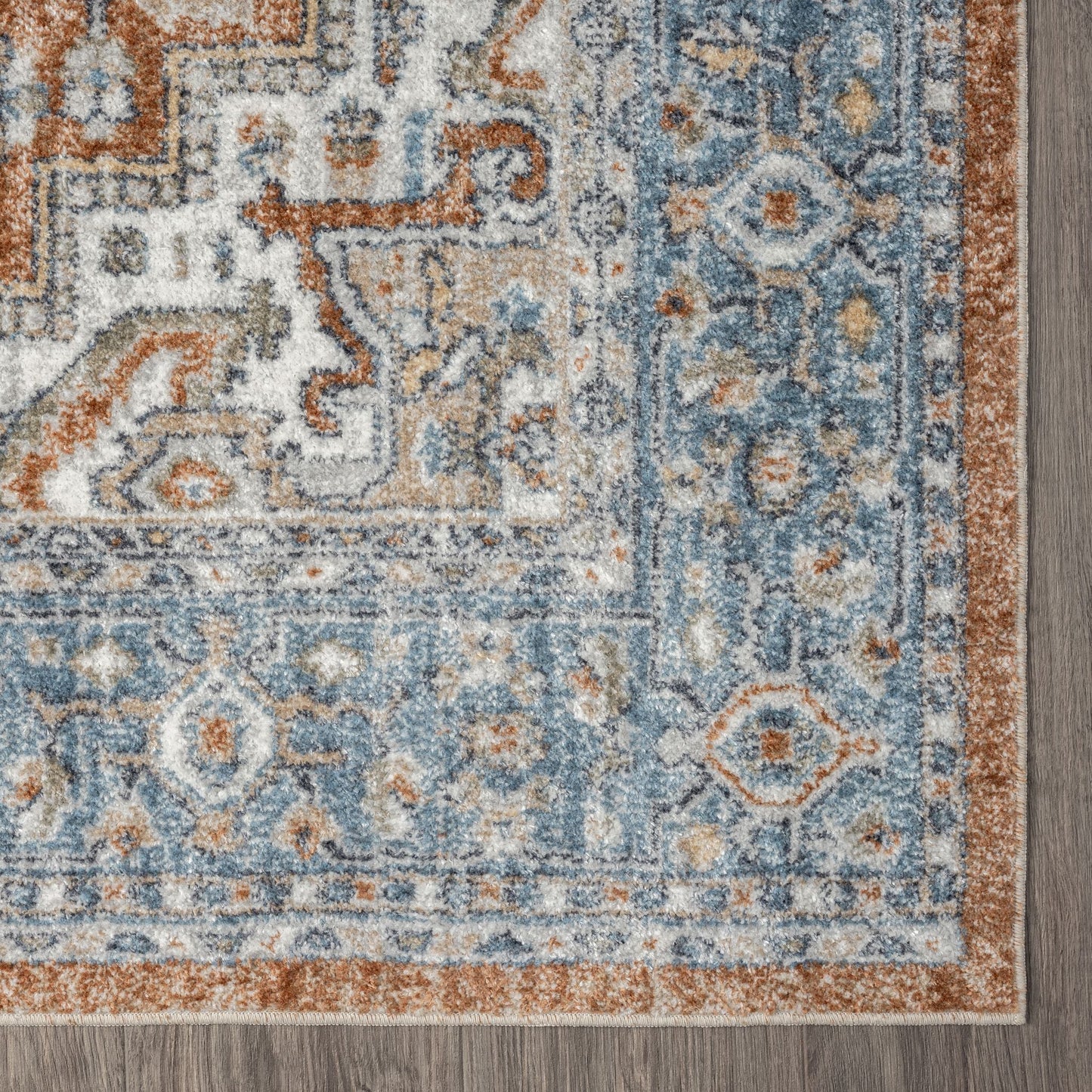 Easy Washable 366 Indigo Runner