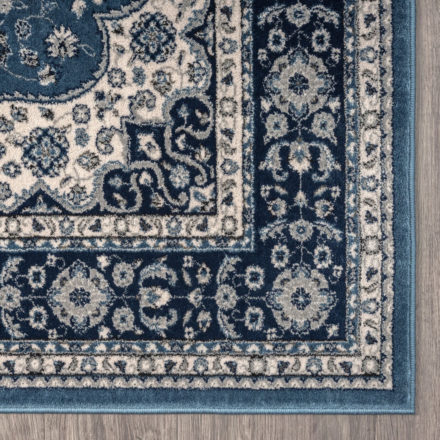Turkish Vintage Rug 895 Navy