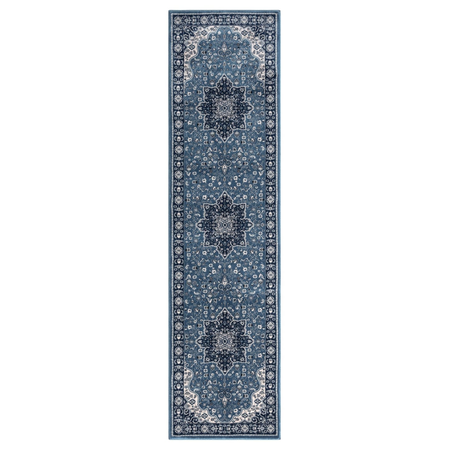 Turkish Vintage Rug 895 Navy Runner