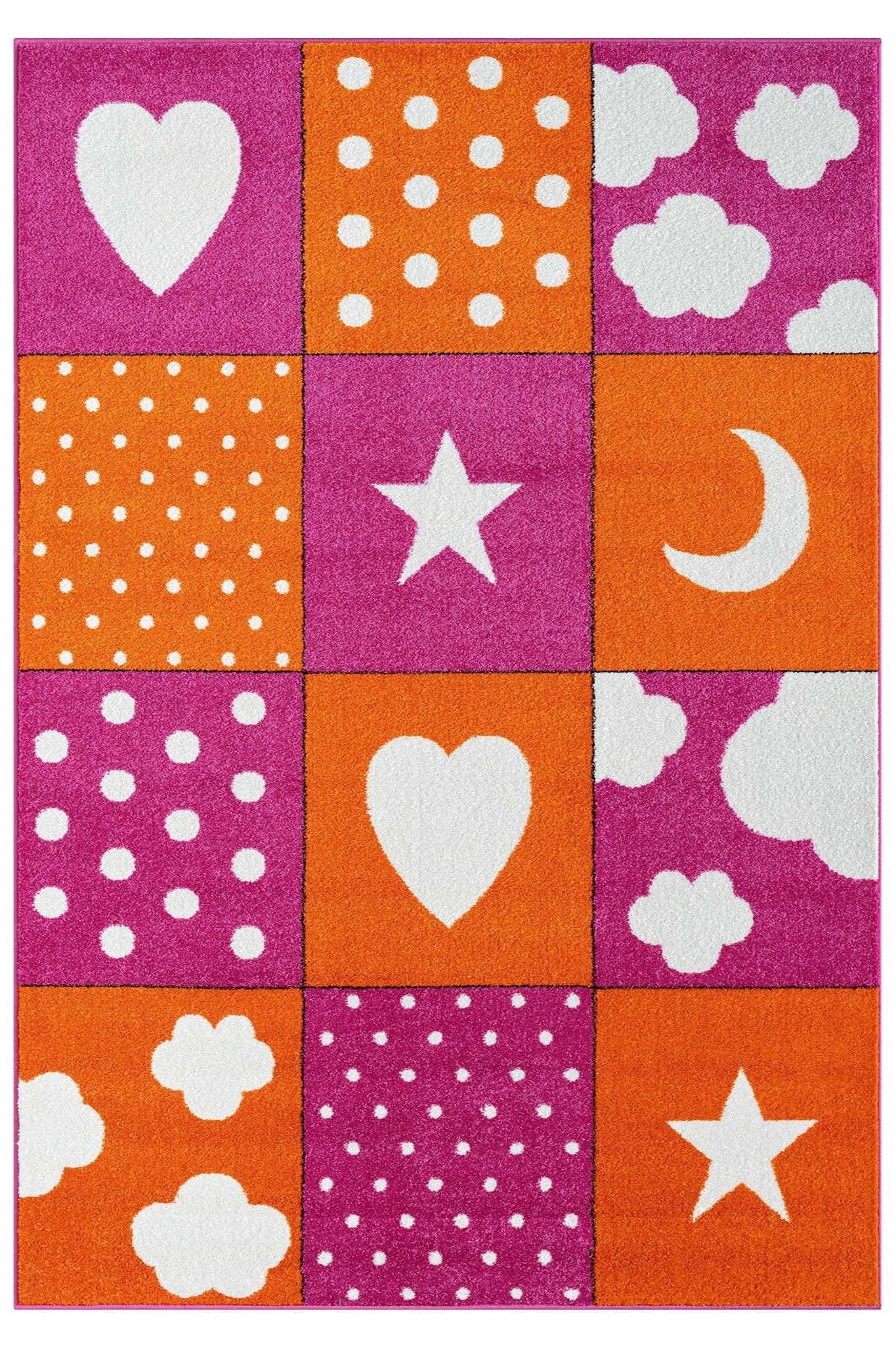 Kids Rugs 573 Pink