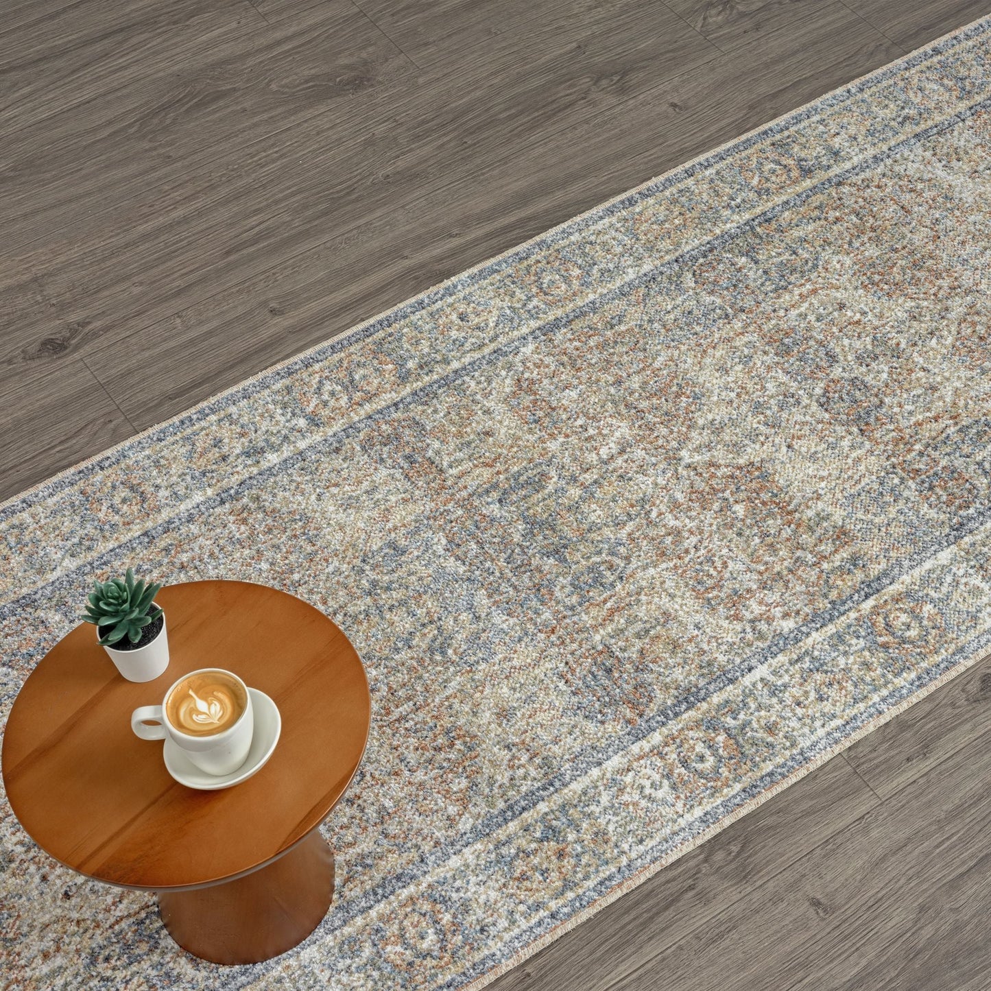 Easy Washable 364 Coral Runner