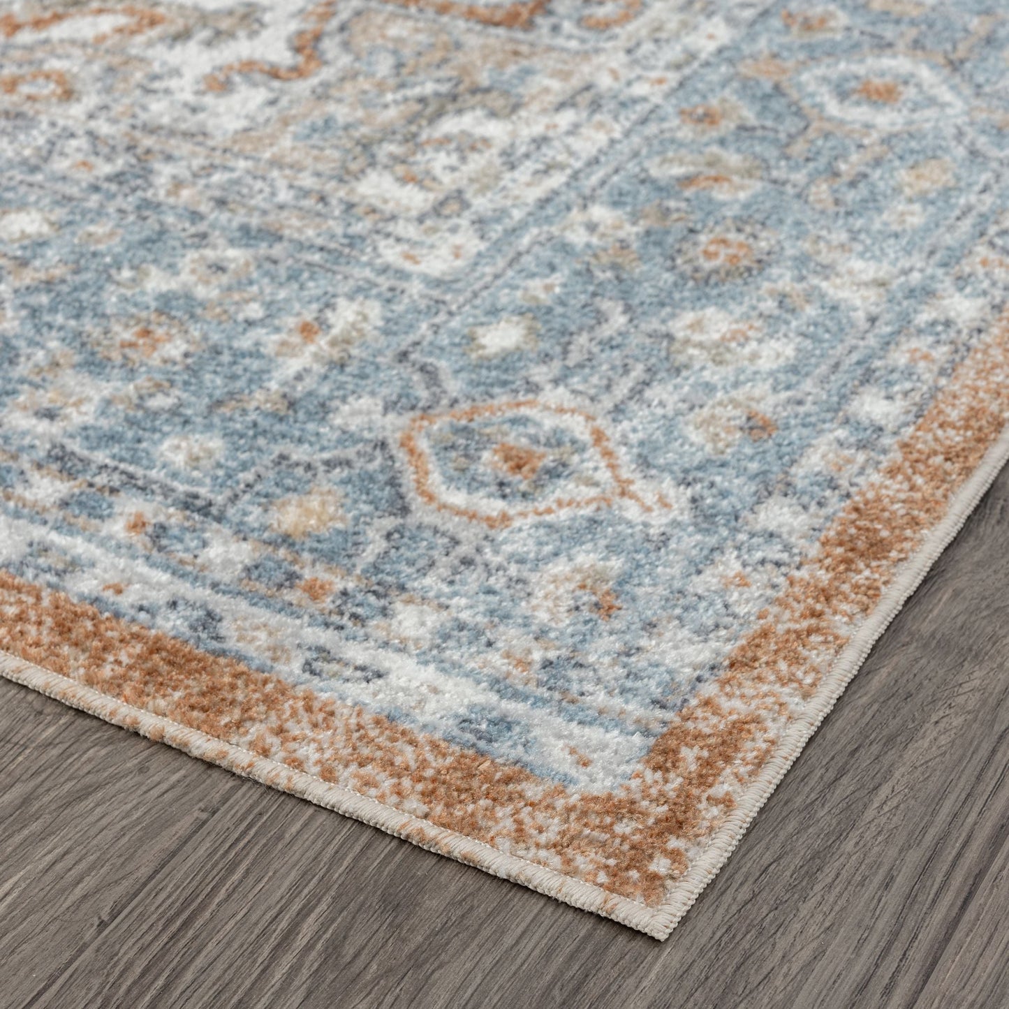 Easy Washable 366 Indigo Runner