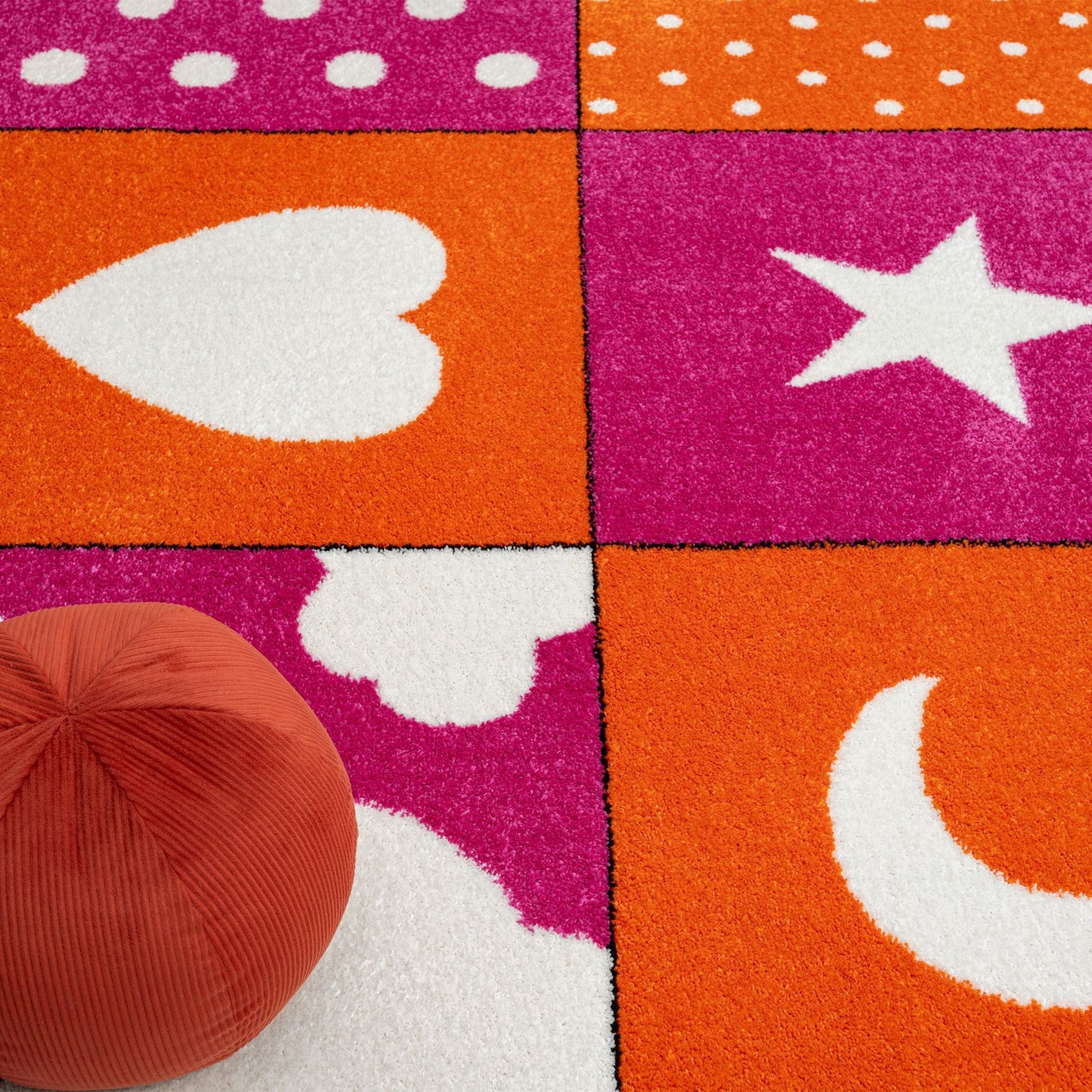 Kids Rugs 573 Pink
