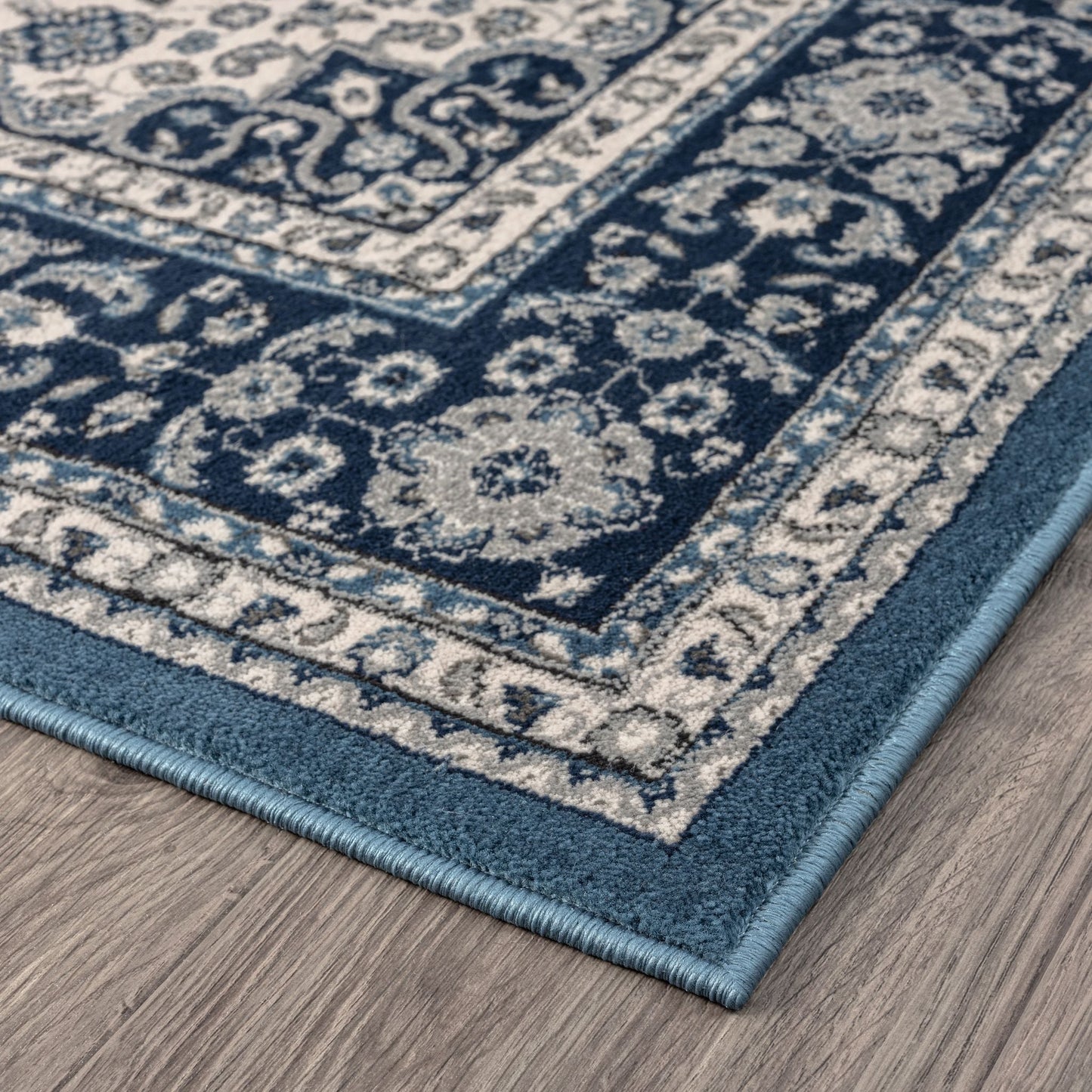Turkish Vintage Rug 895 Navy