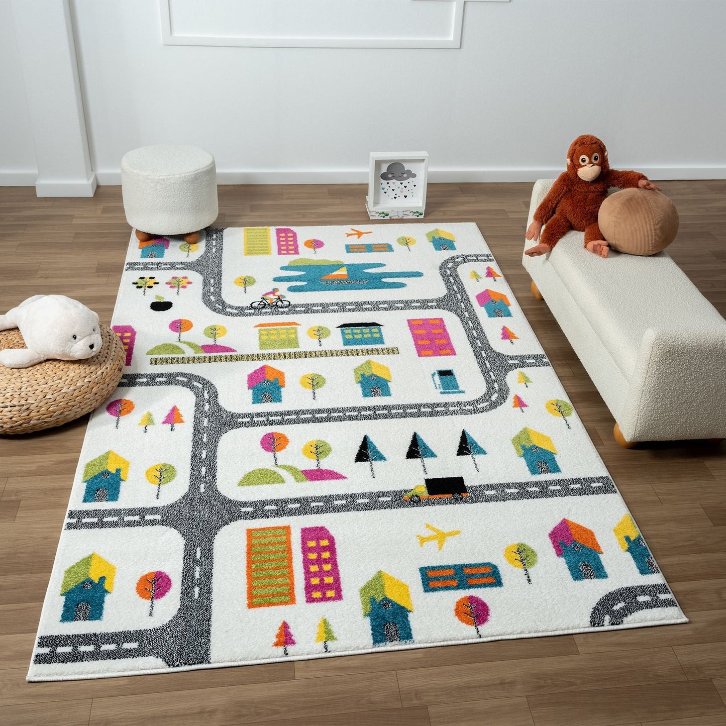 Kids Rugs 584 Cream