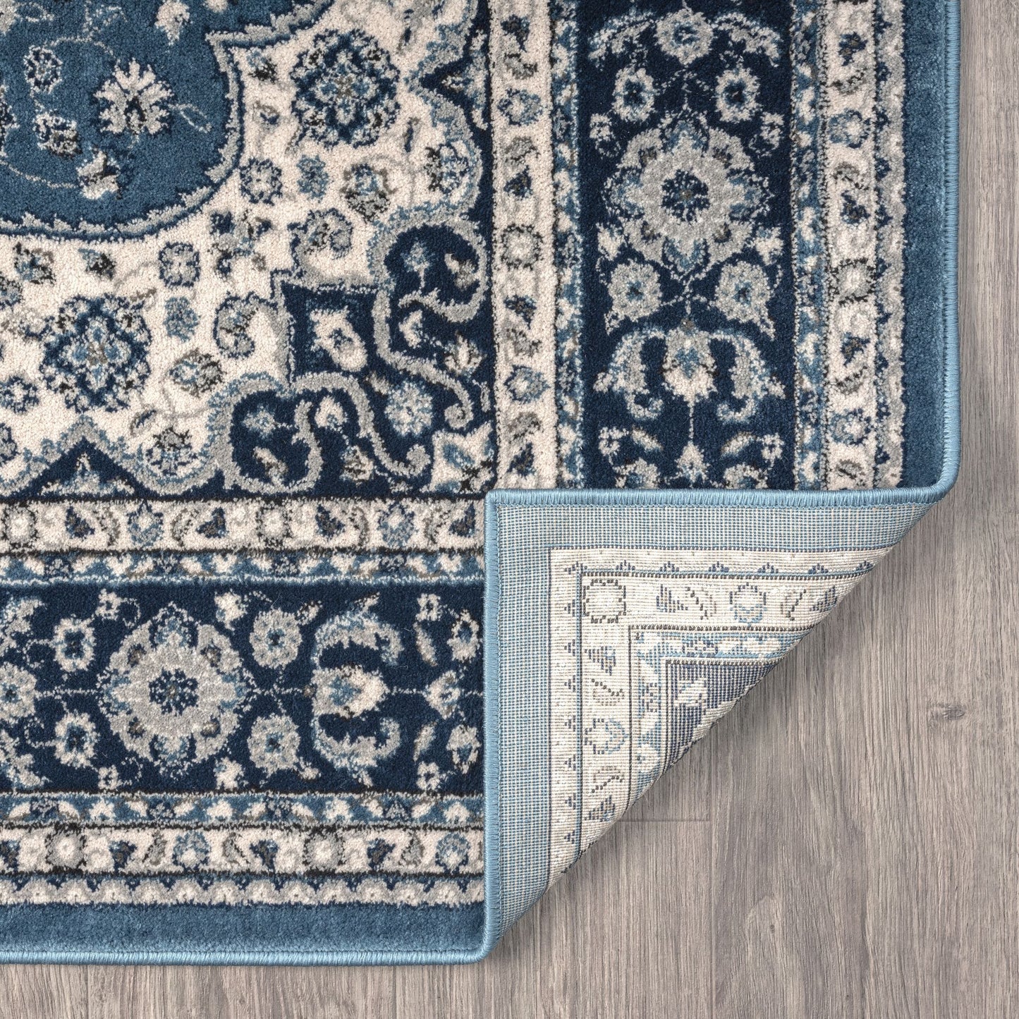 Turkish Vintage Rug 895 Navy