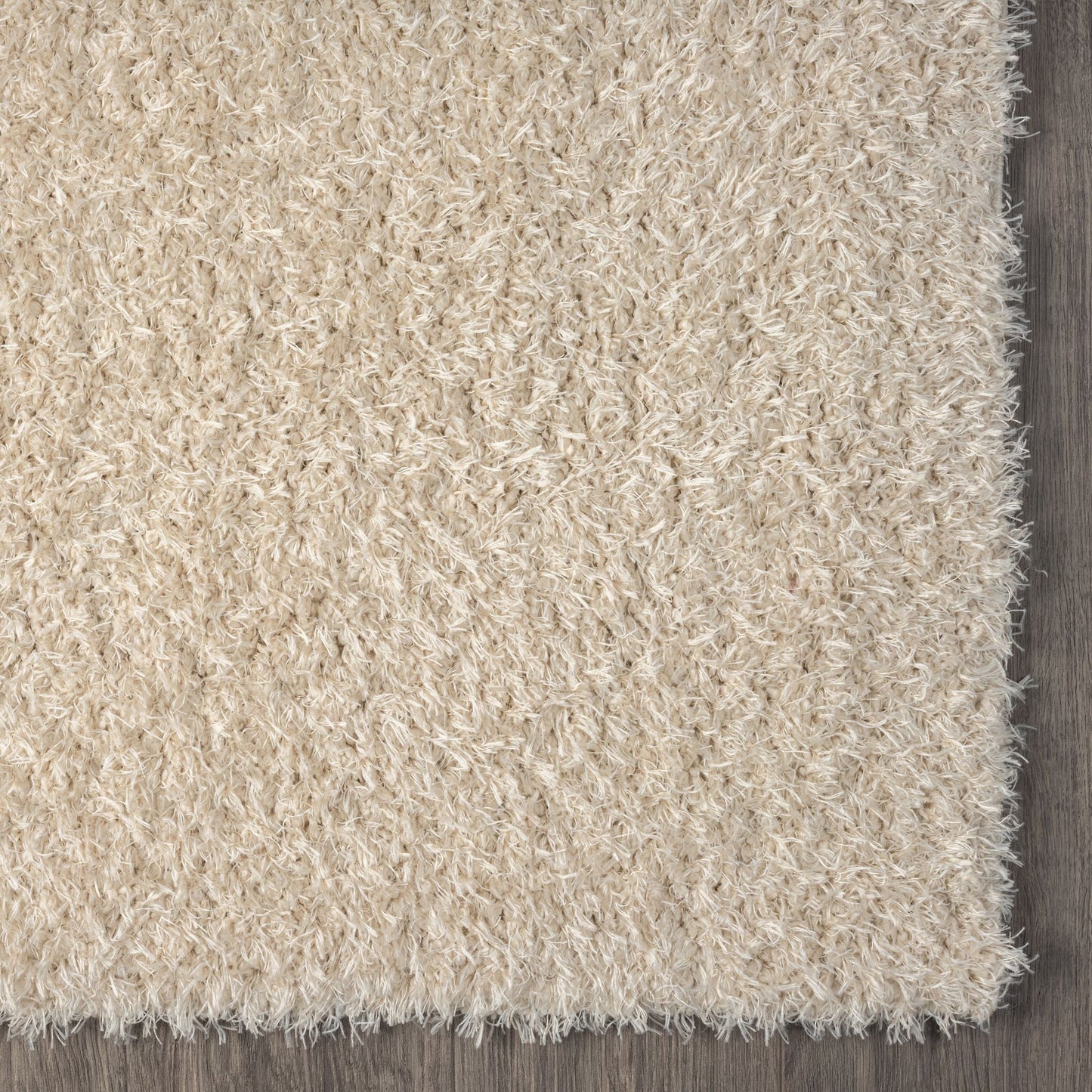 Fluffy Shag Rug 394 Fawn Runner