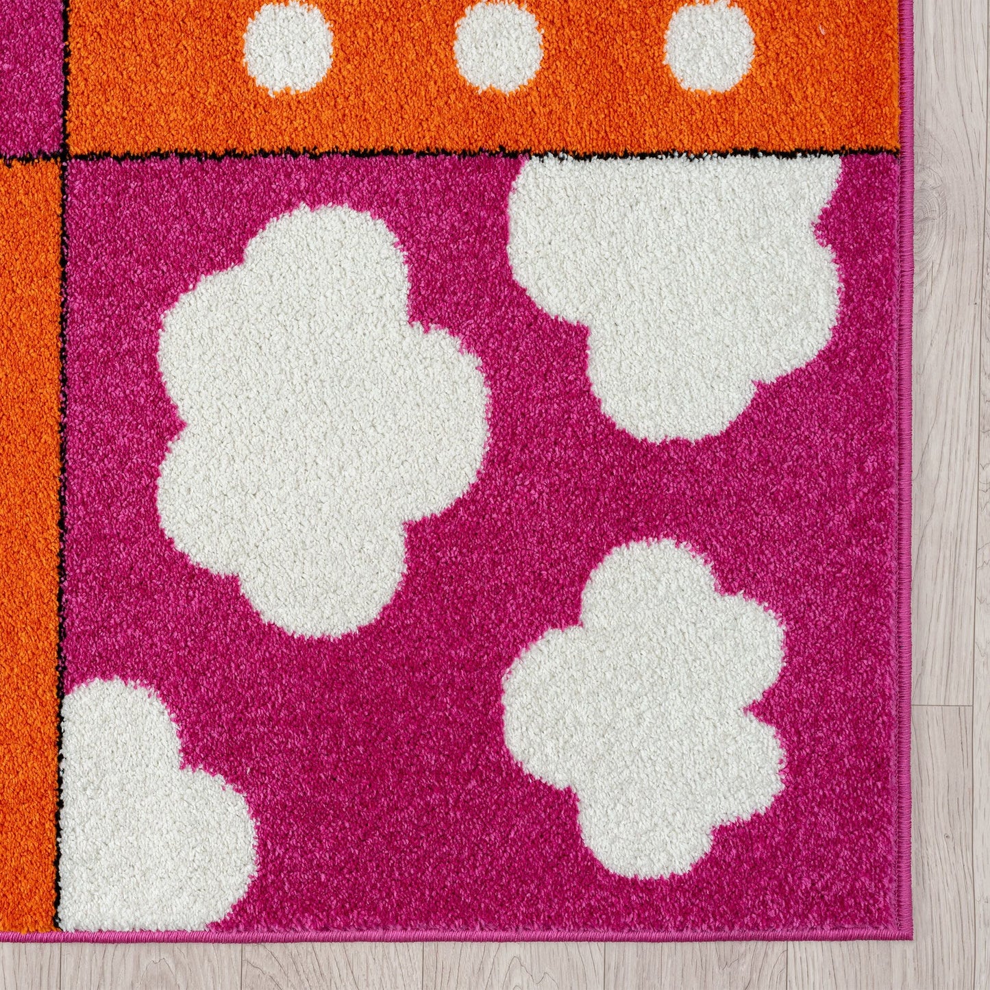 Kids Rugs 573 Pink