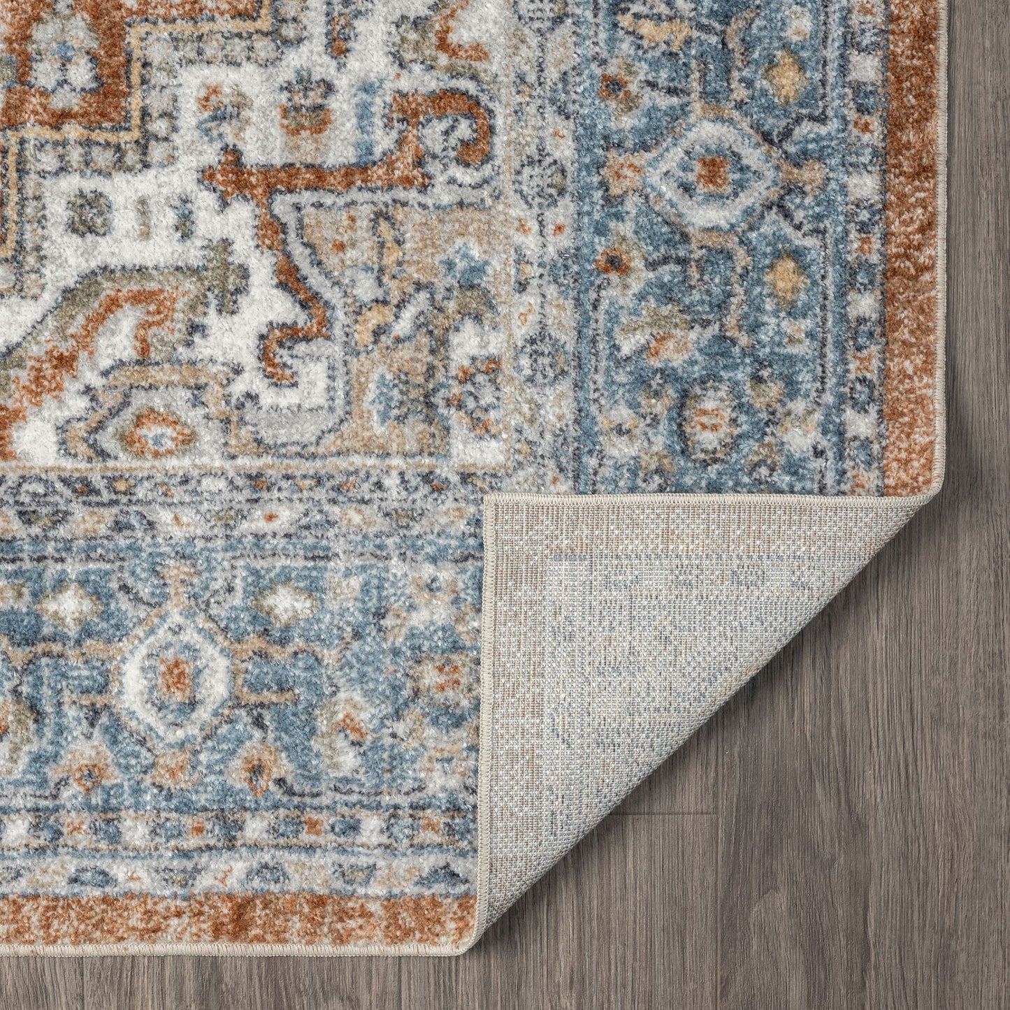 Easy Washable 366 Indigo Runner