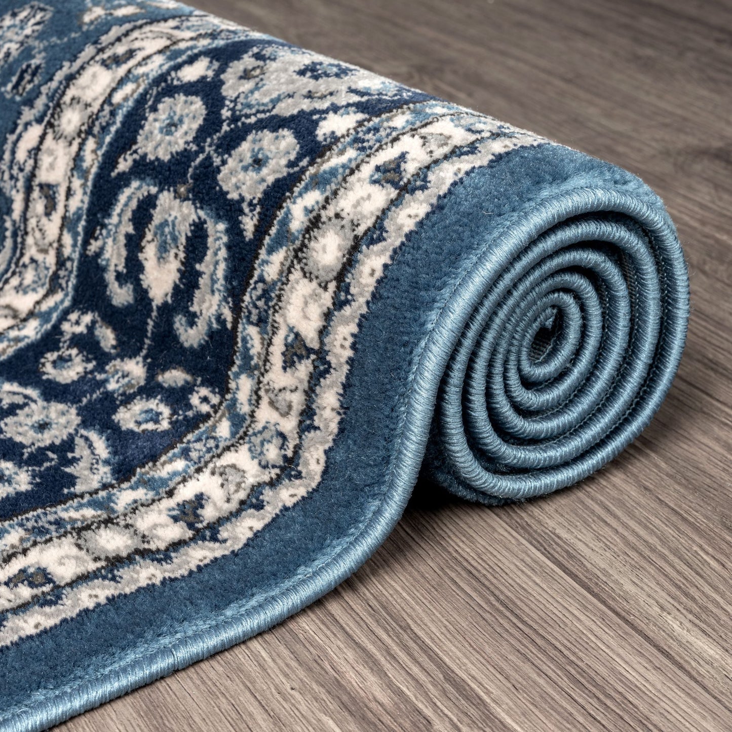 Turkish Vintage Rug 895 Navy