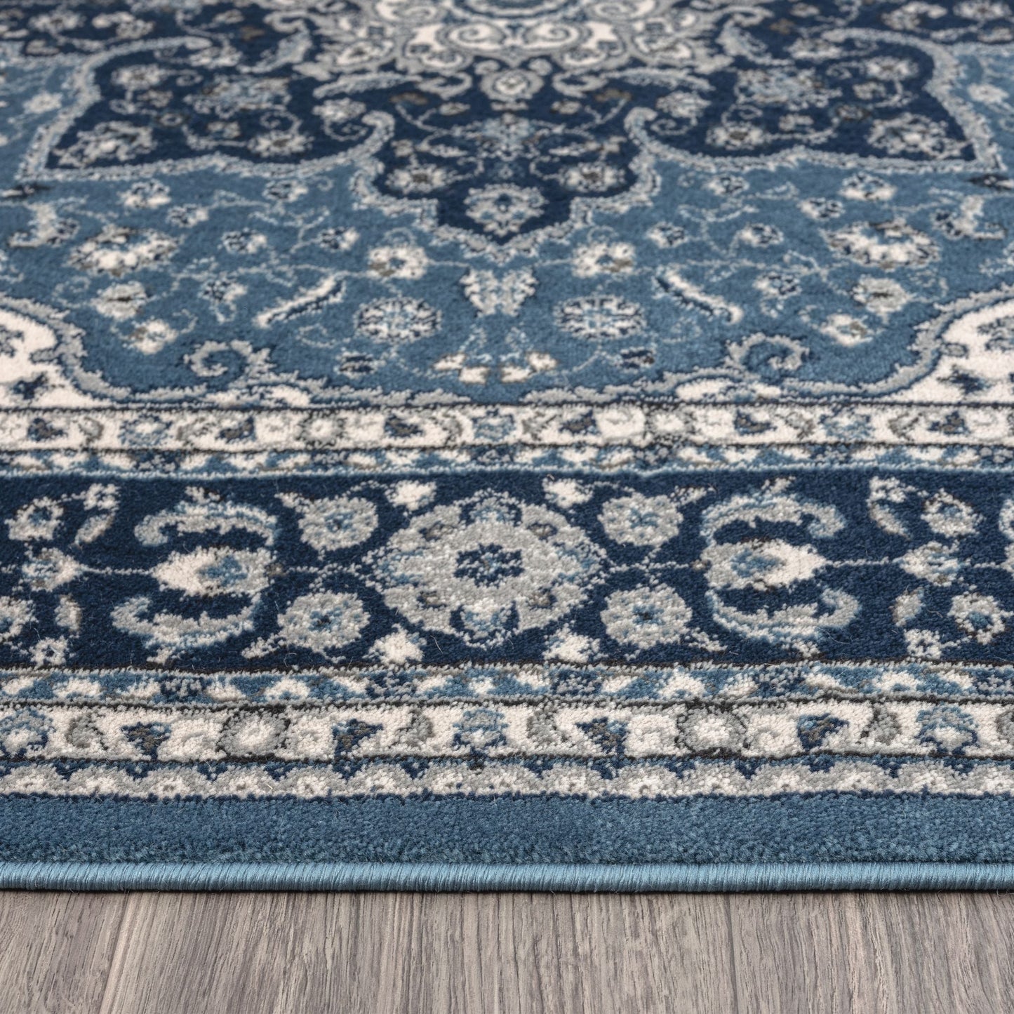 Turkish Vintage Rug 895 Navy