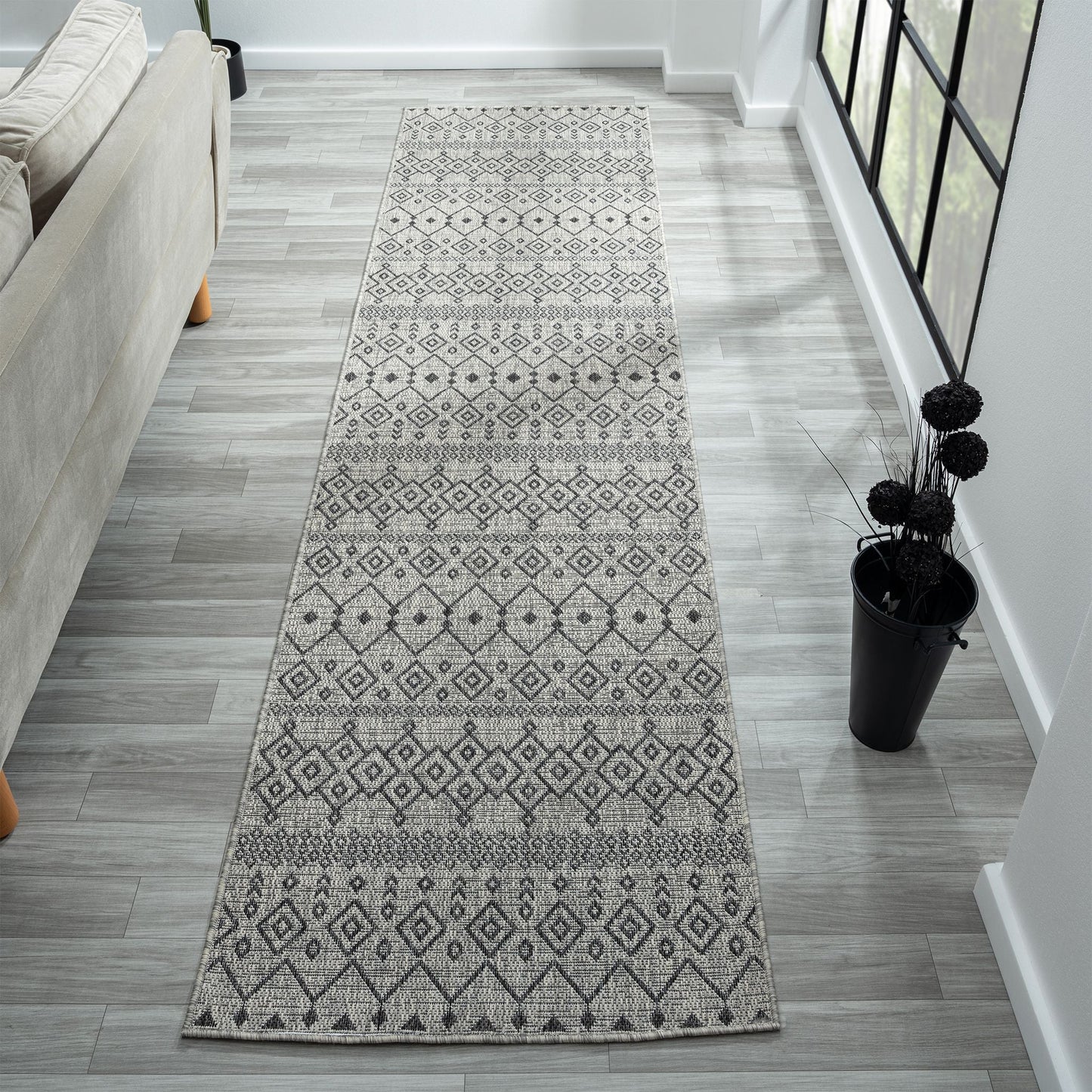 Alfa Out Door Rug 423 Lava Runner