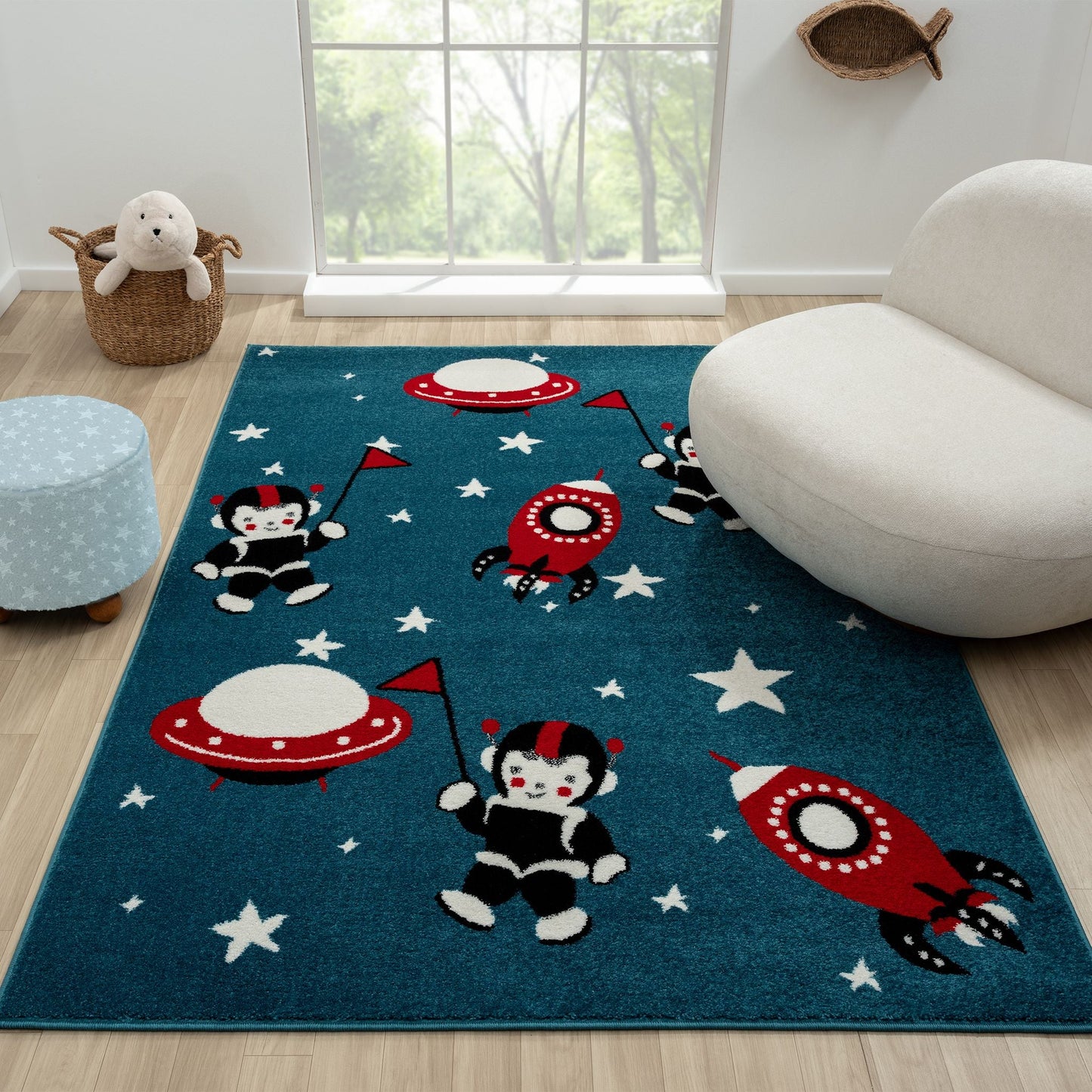 Kids Rugs 587 Blue