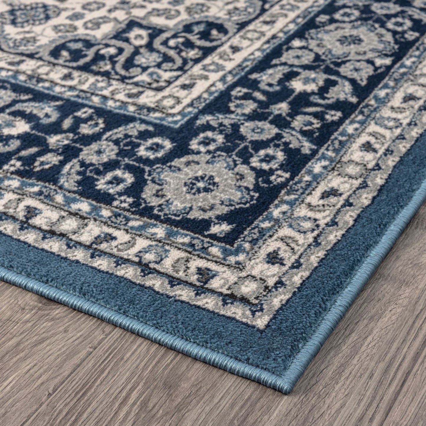 Turkish Vintage Rug 895 Navy Runner