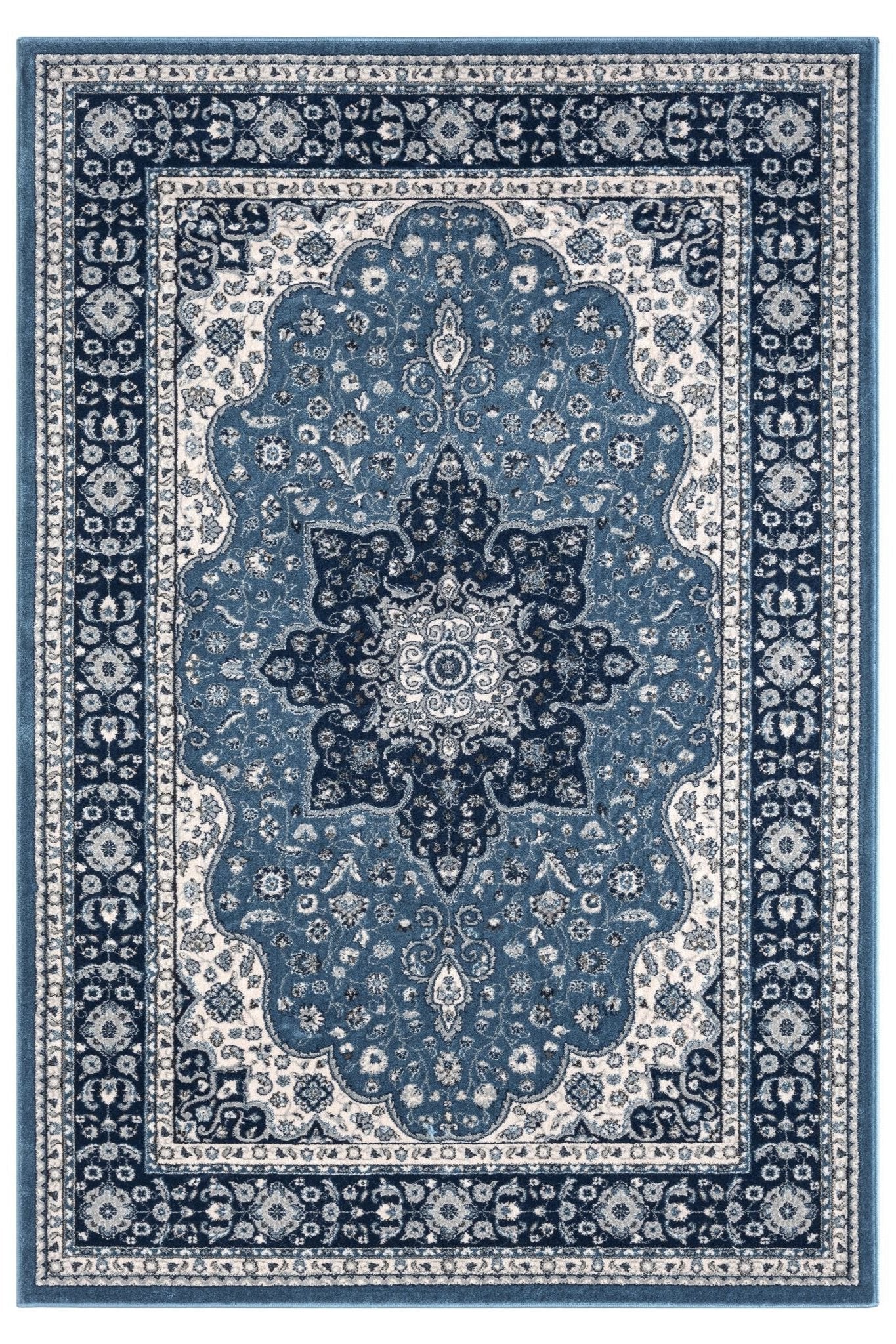 Turkish Vintage Rug 895 Navy
