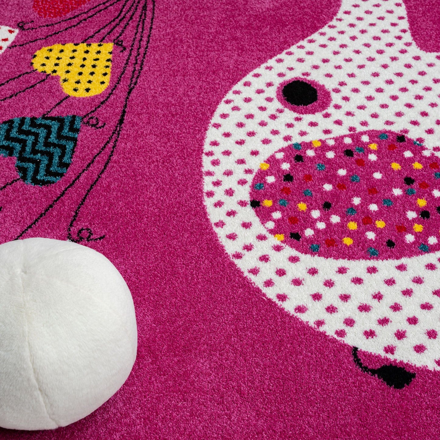 Kids Rugs 576 Pink