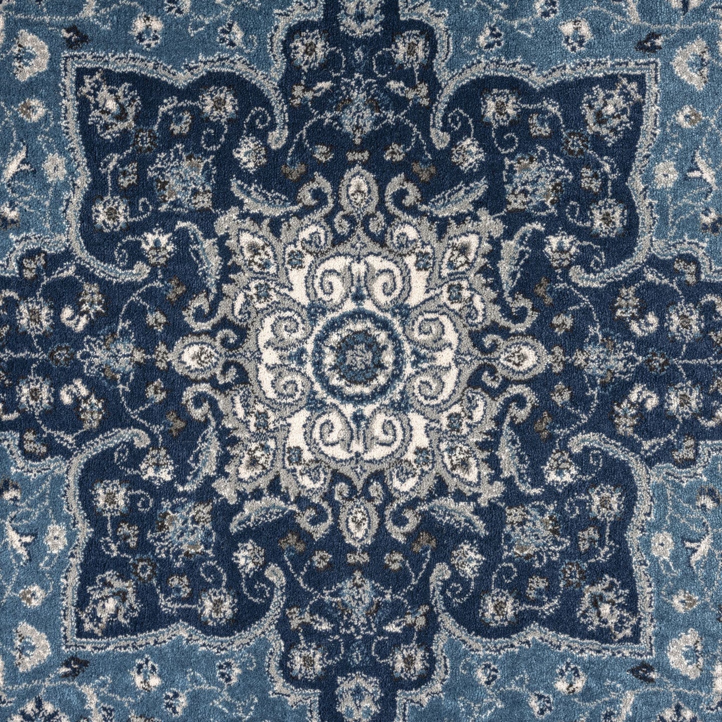 Turkish Vintage Rug 895 Navy