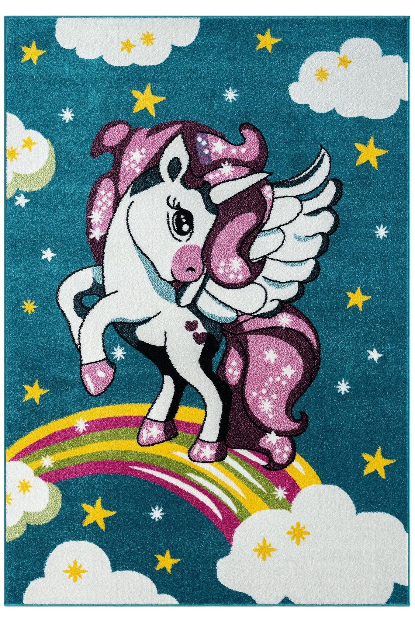 Kids Rugs 581 Blue