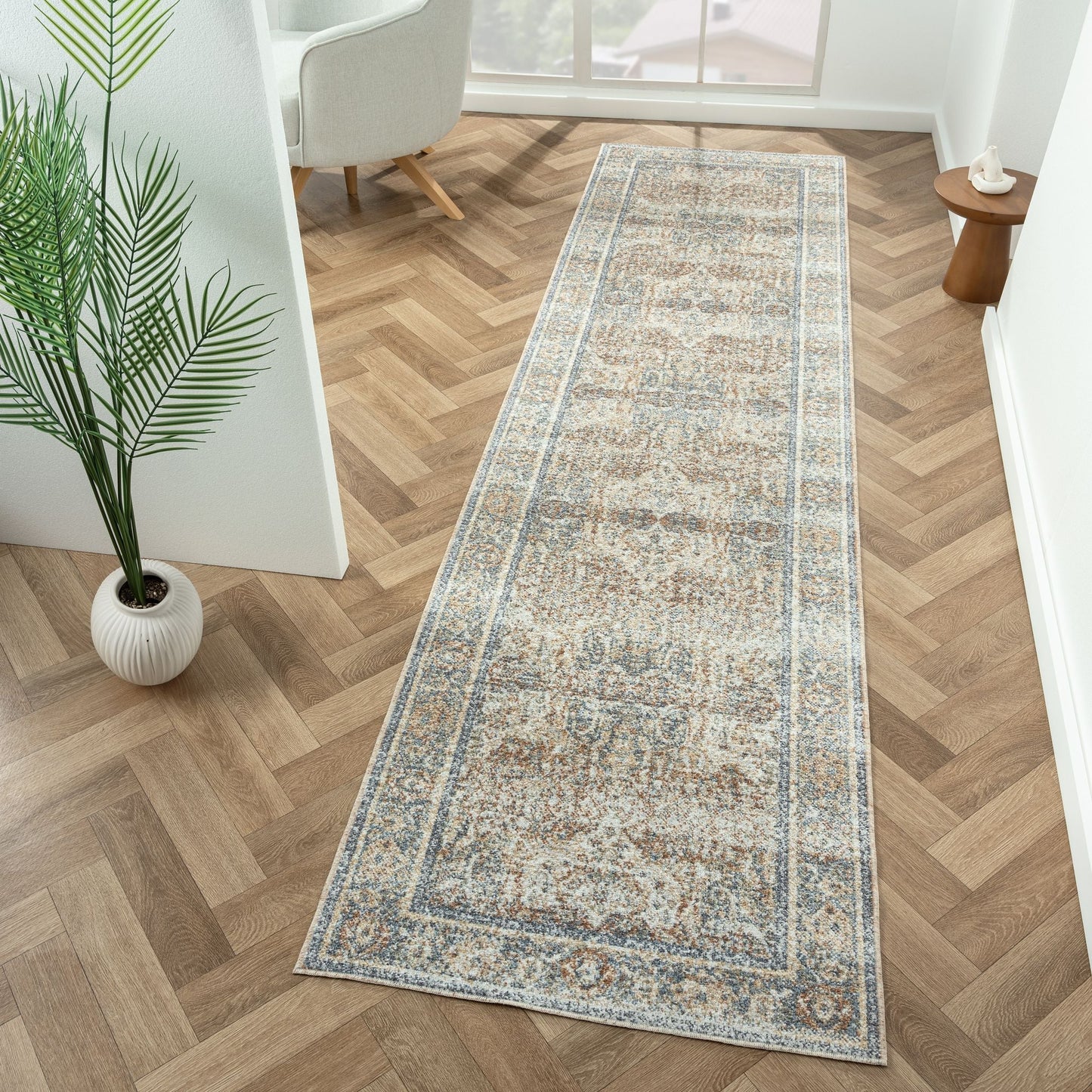 Easy Washable 364 Coral Runner