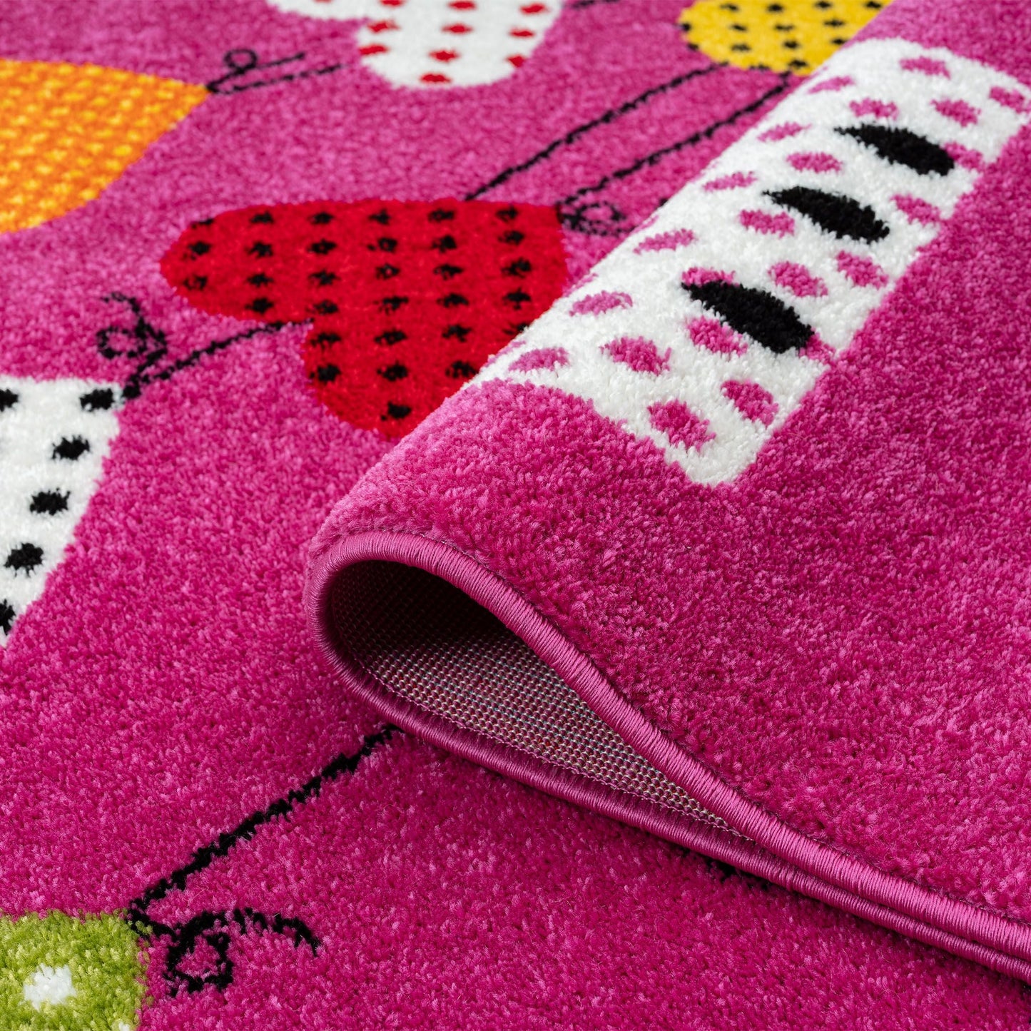 Kids Rugs 576 Pink