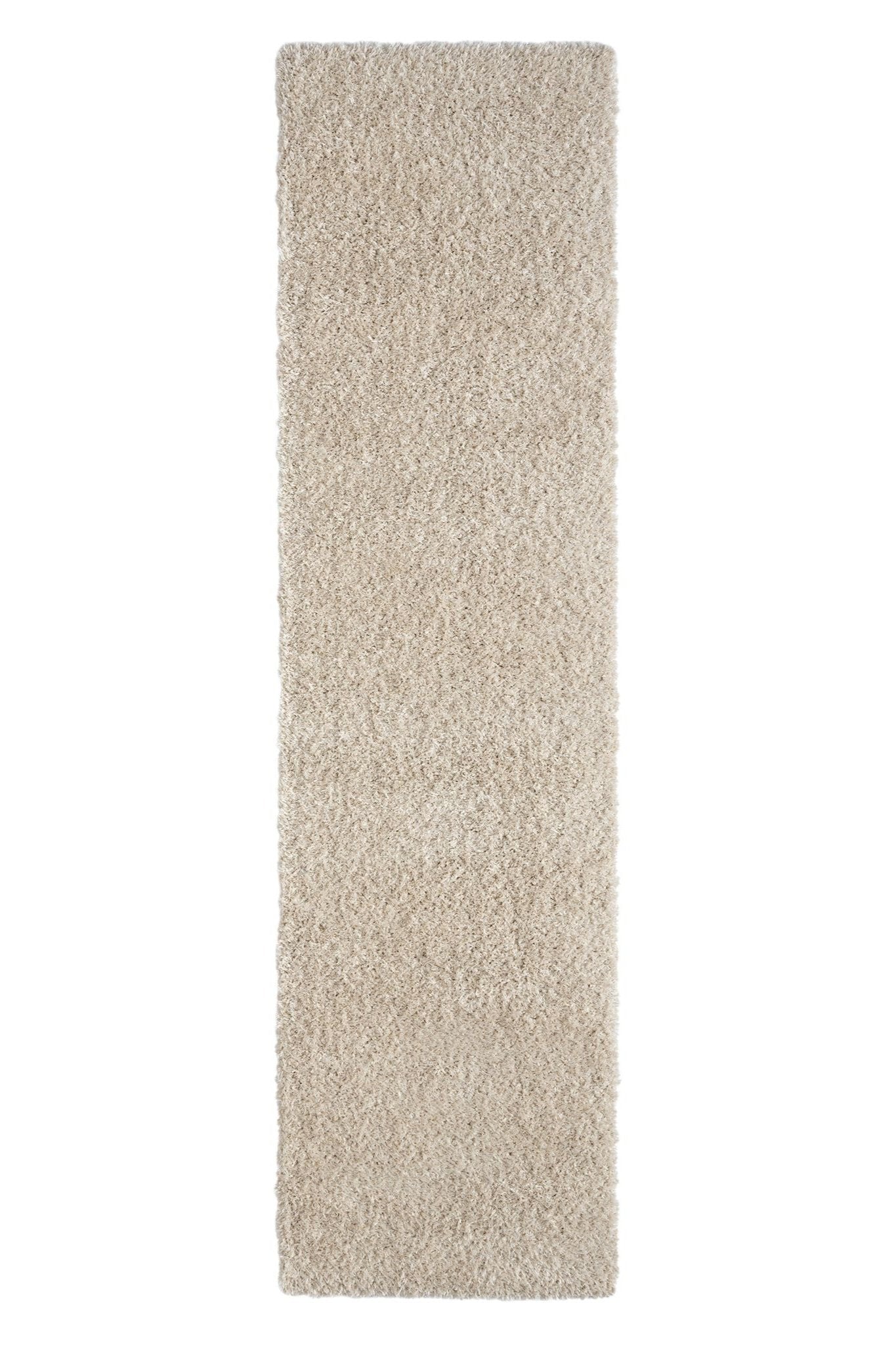 Fluffy Shag Rug 394 Fawn Runner