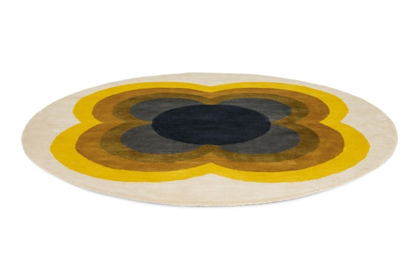 ORLA KIELY SUNFLOWER YELLOW 060006 ROUND