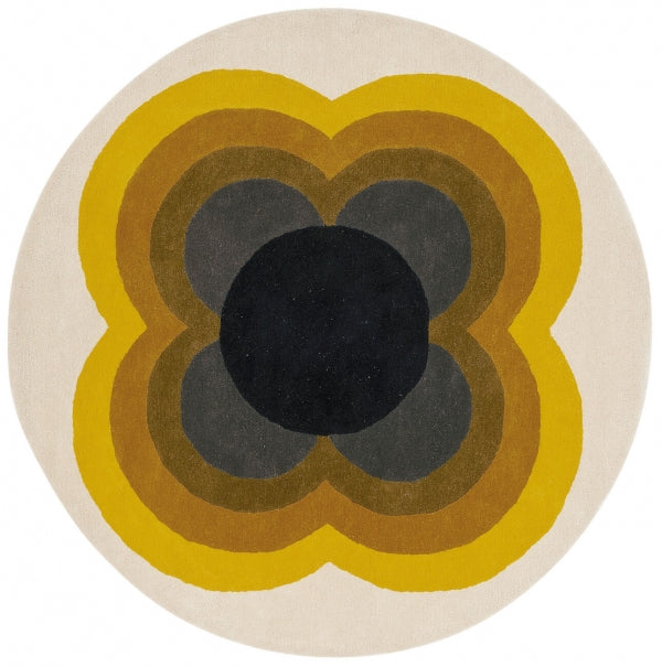 ORLA KIELY SUNFLOWER YELLOW 060006 ROUND