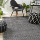 Allure Black Cotton Rayon Rug