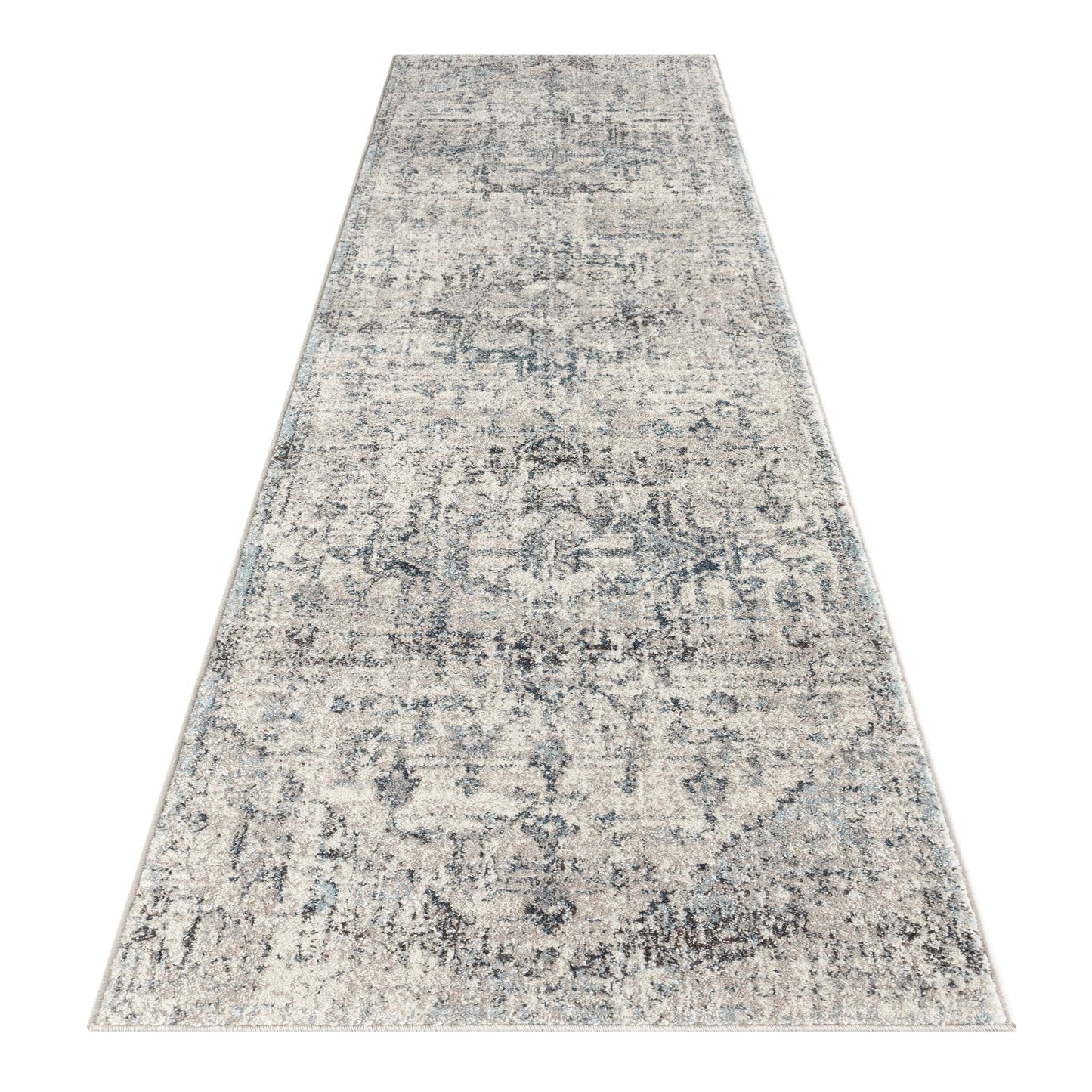 Modrn Turkish Rug 2303 Lt Grey Hallway Runner