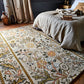 Wilhelmina Floral Rugs 127401 in Linen Mustard by William Morris