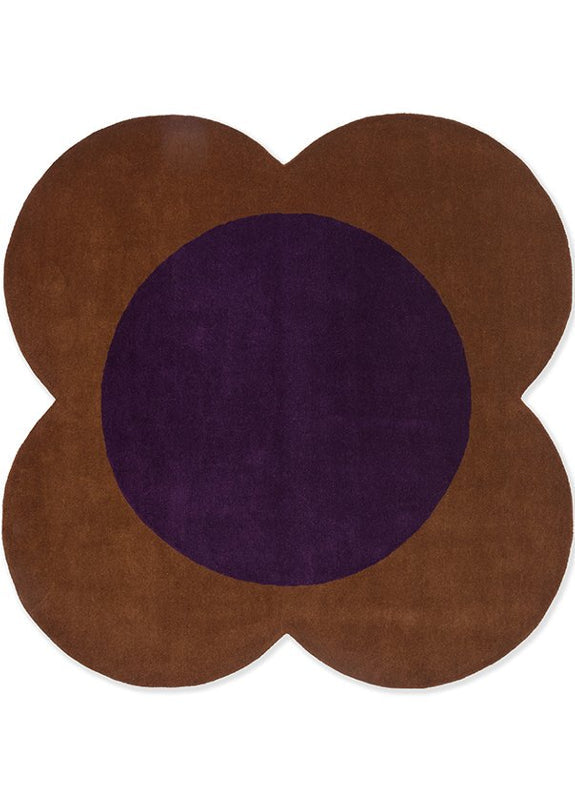 ORLA KIELY FLOWER SPOT CHESTNUT/VIOLET 158401