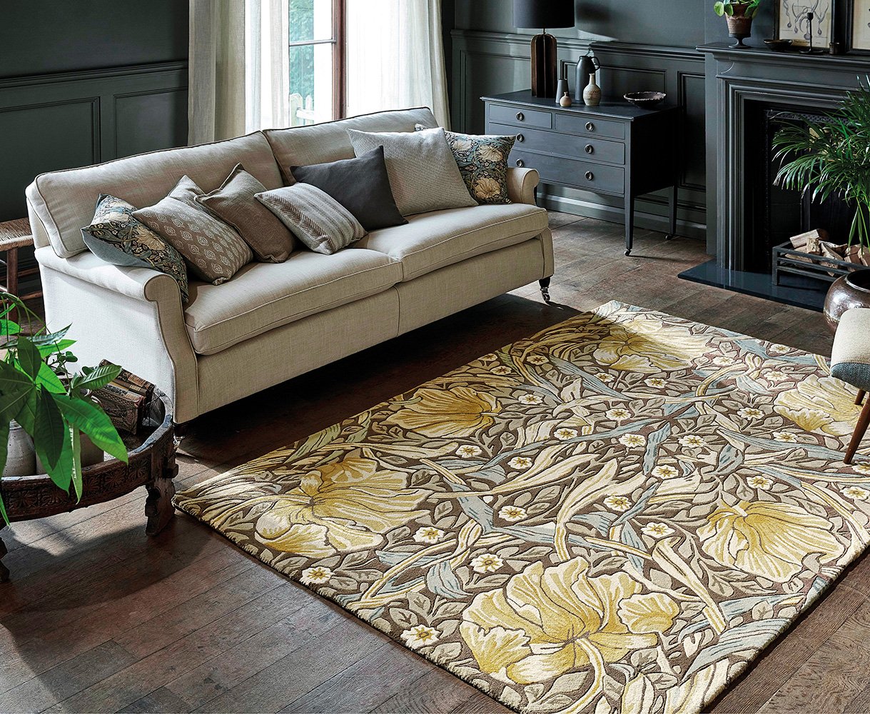 Pimpernel Rugs 028808 Bullrush by William Morris